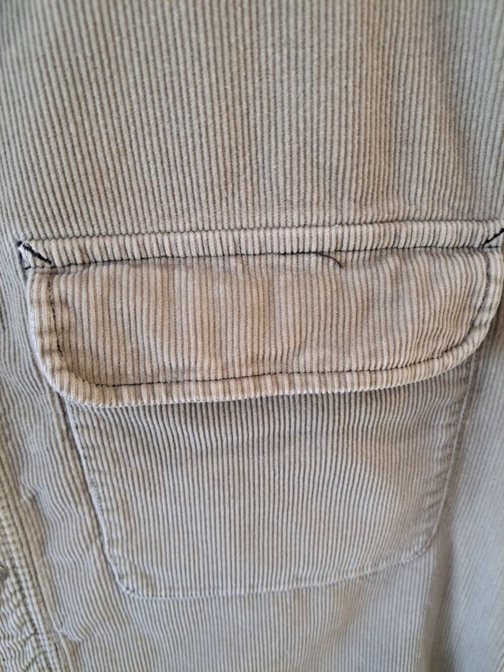 Vtg Unionbay Mens Medium Khaki Corduroy Sleeveless Button-Up Vest Pockets 90's - Picture 4 of 13